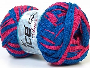 Fiber Content 100% Acrylic, Pink, Brand Ice Yarns, Blue, Yarn Thickness 6 SuperBulky Bulky, Roving, fnt2-24961