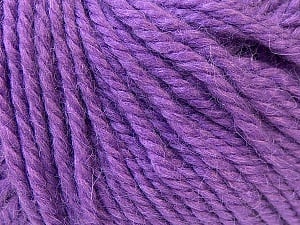 Composition 40% Acrylique, 35% Laine, 25% Alpaga, Purple, Brand Ice Yarns, Yarn Thickness 5 Bulky Chunky, Craft, Rug, fnt2-25450
