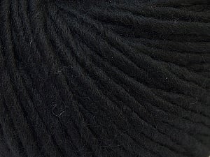 Fiber Content 100% Wool, Brand Ice Yarns, Black, Yarn Thickness 5 Bulky Chunky, Craft, Rug, fnt2-25992
