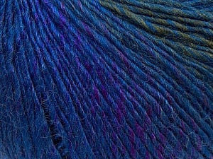 Fiber Content 50% Wool, 50% Acrylic, Purple, Khaki, Brand Ice Yarns, Blue, Yarn Thickness 3 Light DK, Light, Worsted, fnt2-27151