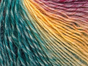 Fiber Content 50% Acrylic, 50% Wool, Yellow, Red, Brand ICE, Emerald Green, Blue, Yarn Thickness 3 Light DK, Light, Worsted, fnt2-27158
