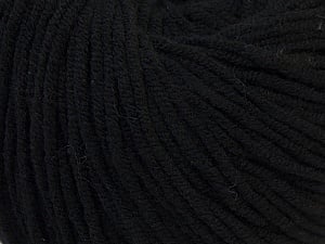 Composition 50% Coton, 50% Acrylique, Brand Ice Yarns, Black, Yarn Thickness 3 Light DK, Light, Worsted, fnt2-27349