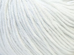 Composition 50% Acrylique, 50% Coton, White, Brand Ice Yarns, Yarn Thickness 3 Light DK, Light, Worsted, fnt2-27350