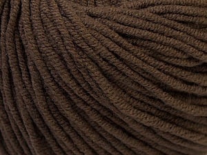 Fiber Content 50% Acrylic, 50% Cotton, Brand Ice Yarns, Brown, Yarn Thickness 3 Light DK, Light, Worsted, fnt2-27355 