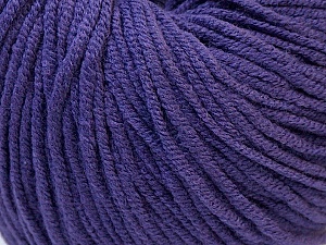 Composition 50% Coton, 50% Acrylique, Purple, Brand Ice Yarns, Yarn Thickness 3 Light DK, Light, Worsted, fnt2-27364