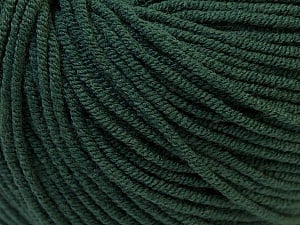 Composition 50% Acrylique, 50% Coton, Brand Ice Yarns, Dark Green, Yarn Thickness 3 Light DK, Light, Worsted, fnt2-27366