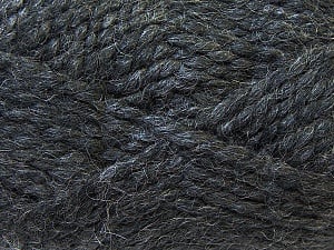 SuperBulky Composition 60% Acrylique, 30% Alpaga, 10% Laine, Brand Ice Yarns, Dark Grey, Yarn Thickness 6 SuperBulky Bulky, Roving, fnt2-30824
