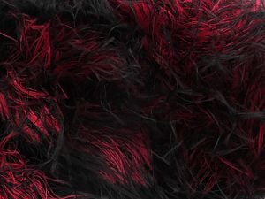 Composition 100% Polyamide, Red, Brand Ice Yarns, Black, Yarn Thickness 5 Bulky Chunky, Craft, Rug, fnt2-30841
