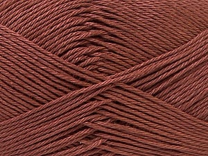 Composition 100% Coton mercerisé, Brand Ice Yarns, Brown, Yarn Thickness 2 Fine Sport, Baby, fnt2-32538