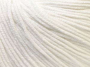 Composition 60% Coton, 40% Acrylique, Optical White, Brand Ice Yarns, Yarn Thickness 2 Fine Sport, Baby, fnt2-32556