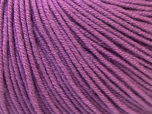 Composition 60% Coton, 40% Acrylique, Lavender, Brand Ice Yarns, Yarn Thickness 2 Fine Sport, Baby, fnt2-32564