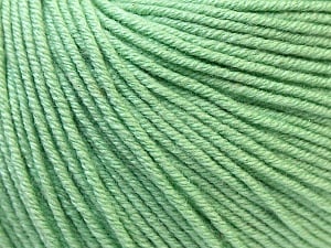 Fiber Content 60% Cotton, 40% Acrylic, Mint Green, Brand Ice Yarns, Yarn Thickness 2 Fine Sport, Baby, fnt2-32566