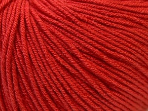 Fiber Content 60% Cotton, 40% Acrylic, Tomato Red, Brand Ice Yarns, Yarn Thickness 2 Fine Sport, Baby, fnt2-32567