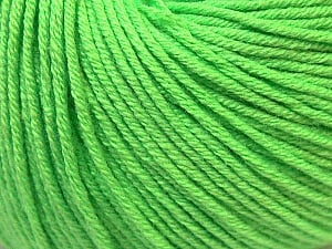 Composition 60% Coton, 40% Acrylique, Light Green, Brand Ice Yarns, Yarn Thickness 2 Fine Sport, Baby, fnt2-32622