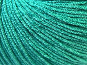 Composition 60% Coton, 40% Acrylique, Brand Ice Yarns, Emerald Green, Yarn Thickness 2 Fine Sport, Baby, fnt2-32623