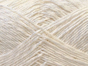 Fiber Content 50% Polyester, 50% Cotton, White, Brand Ice Yarns, Yarn Thickness 2 Fine Sport, Baby, fnt2-33040