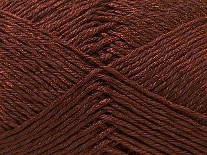 Fiber Content 50% Cotton, 50% Polyester, Brand Ice Yarns, Brown, Yarn Thickness 2 Fine Sport, Baby, fnt2-33042