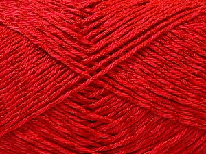 Composition 50% Coton, 50% Polyester, Red, Brand Ice Yarns, Yarn Thickness 2 Fine Sport, Baby, fnt2-33044