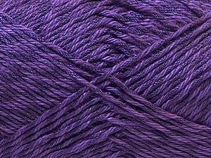 Composition 50% Polyester, 50% Coton, Purple, Brand Ice Yarns, Yarn Thickness 2 Fine Sport, Baby, fnt2-33047
