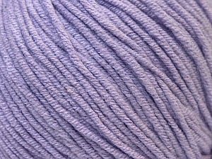 Composition 50% Coton, 50% Acrylique, Light Lilac, Brand Ice Yarns, Yarn Thickness 3 Light DK, Light, Worsted, fnt2-33061