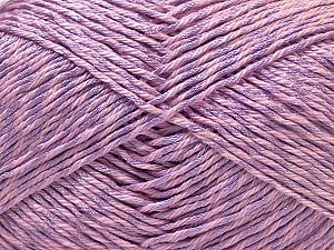 Composition 50% Coton, 50% Polyester, Light Lilac, Brand Ice Yarns, Yarn Thickness 2 Fine Sport, Baby, fnt2-33065