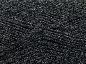 Fiber Content 50% Acrylic, 50% Wool, Brand Ice Yarns, Dark Grey, Yarn Thickness 3 Light DK, Light, Worsted, fnt2-35021