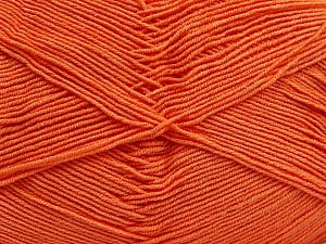 Composition 55% Coton, 45% Acrylique, Light Orange, Brand Ice Yarns, Yarn Thickness 1 SuperFine Sock, Fingering, Baby, fnt2-38671