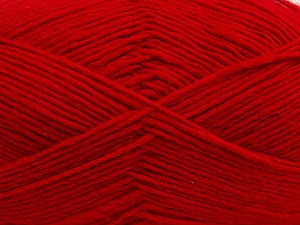 Fiber Content 50% Wool, 50% Acrylic, Red, Brand Ice Yarns, Yarn Thickness 3 Light DK, Light, Worsted, fnt2-40810