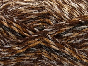 Fiber Content 75% Acrylic, 25% Wool, Brand Ice Yarns, Brown Shades, Yarn Thickness 5 Bulky Chunky, Craft, Rug, fnt2-40813