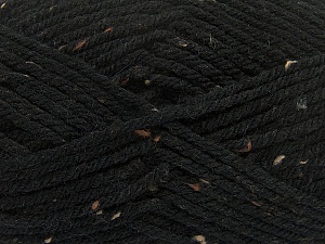 Composition 72% Acrylique, 3% Viscose, 25% Laine, Brand Ice Yarns, Black, Yarn Thickness 6 SuperBulky Bulky, Roving, fnt2-40833