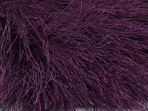Fiber Content 100% Polyester, Brand Ice Yarns, Dark Purple, Yarn Thickness 6 SuperBulky Bulky, Roving, fnt2-42072
