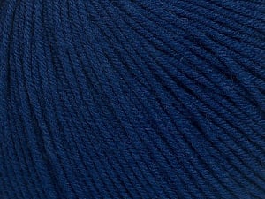 Composition 60% Coton, 40% Acrylique, Navy, Brand Ice Yarns, Yarn Thickness 2 Fine Sport, Baby, fnt2-42185