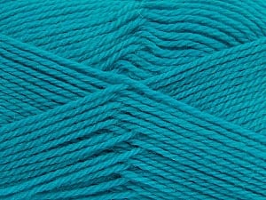 Fiber Content 100% Virgin Wool, Turquoise, Brand Ice Yarns, Yarn Thickness 3 Light DK, Light, Worsted, fnt2-42318 