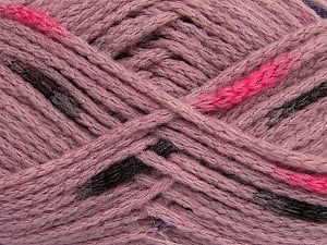 Make a knot on the spots part of the yarn while knitting to give a pompom look. Fiber Content 76% Acrylic, 13% Polyamide, 11% Wool, Rose Pink, Brand Ice Yarns, Brown, Black, Yarn Thickness 5 Bulky Chunky, Craft, Rug, fnt2-42438
