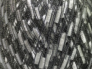 Trellis Composition 100% Polyester, White, Brand Ice Yarns, Black, Yarn Thickness 5 Bulky Chunky, Craft, Rug, fnt2-43042
