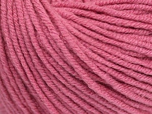 Composition 50% Acrylique, 50% Coton, Rose Pink, Brand Ice Yarns, Yarn Thickness 3 Light DK, Light, Worsted, fnt2-43070