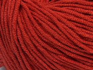 Composition 50% Coton, 50% Acrylique, Marsala Red, Brand Ice Yarns, Yarn Thickness 3 Light DK, Light, Worsted, fnt2-43833