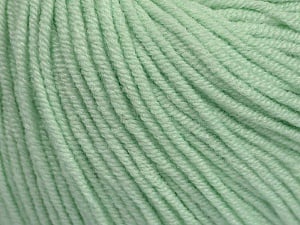 Composition 50% Acrylique, 50% Coton, Mint Green, Brand Ice Yarns, Yarn Thickness 3 Light DK, Light, Worsted, fnt2-44637