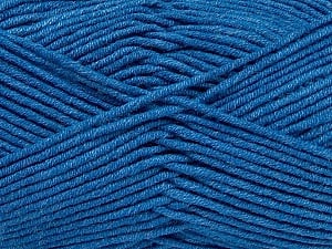 Fiber Content 55% Cotton, 45% Acrylic, Brand Ice Yarns, Blue, Yarn Thickness 4 Medium Worsted, Afghan, Aran, fnt2-45150