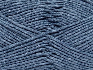 Fiber Content 55% Cotton, 45% Acrylic, Jeans Blue, Brand Ice Yarns, Yarn Thickness 4 Medium Worsted, Afghan, Aran, fnt2-45151