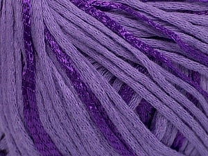 Composition 79% Coton, 21% Viscose, Lilac, Brand Ice Yarns, Yarn Thickness 3 Light DK, Light, Worsted, fnt2-45203