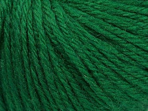 Fiber Content 40% Acrylic, 40% Merino Wool, 20% Polyamide, Brand Ice Yarns, Dark Green, Yarn Thickness 3 Light DK, Light, Worsted, fnt2-45816