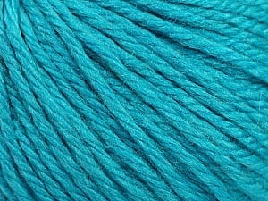 Composition 40% Laine mérinos, 40% Acrylique, 20% Polyamide, Turquoise, Brand Ice Yarns, Yarn Thickness 3 Light DK, Light, Worsted, fnt2-45820