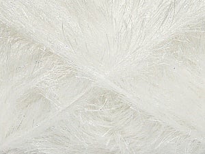 Composition 80% Polyester, 20% Lurex, White, Optical White, Brand Ice Yarns, Yarn Thickness 5 Bulky Chunky, Craft, Rug, fnt2-46548