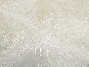 Composition 80% Polyester, 20% Lurex, White, Brand Ice Yarns, Yarn Thickness 5 Bulky Chunky, Craft, Rug, fnt2-46549