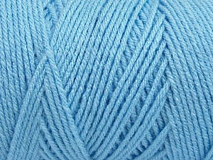 Items made with this yarn are machine washable & dryable. Fiber Content 100% Dralon Acrylic, Light Blue, Brand Ice Yarns, Yarn Thickness 4 Medium Worsted, Afghan, Aran, fnt2-47185