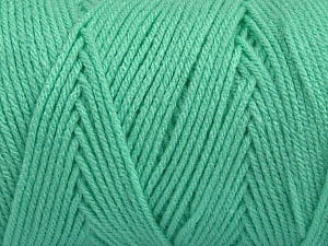 Items made with this yarn are machine washable & dryable. Fiber Content 100% Dralon Acrylic, Mint Green, Brand Ice Yarns, Yarn Thickness 4 Medium Worsted, Afghan, Aran, fnt2-47397