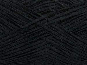 Composition 50% Coton, 50% Acrylique, Brand Ice Yarns, Black, Yarn Thickness 2 Fine Sport, Baby, fnt2-49416