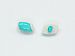 5 Water Bottle Figure Buttons Light Turquoise, White
