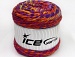 Cakes Wool Chunky Colors Purple, Red, Orange, Yellow